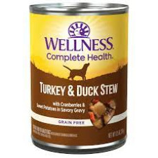 Wellness Grain Free Turkey & Duck Stew with Cranberries Wet For Dogs 無穀物紅莓火雞鴨肉狗罐頭12.5oz