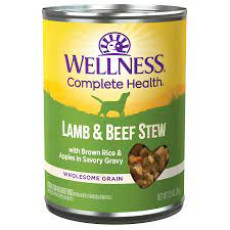 Wellness Lamb & Beef Stew with Brown Rice & Apples Wet Food For Dogs 羊柳燴牛腩蘋果狗罐頭12.5oz X12 罐