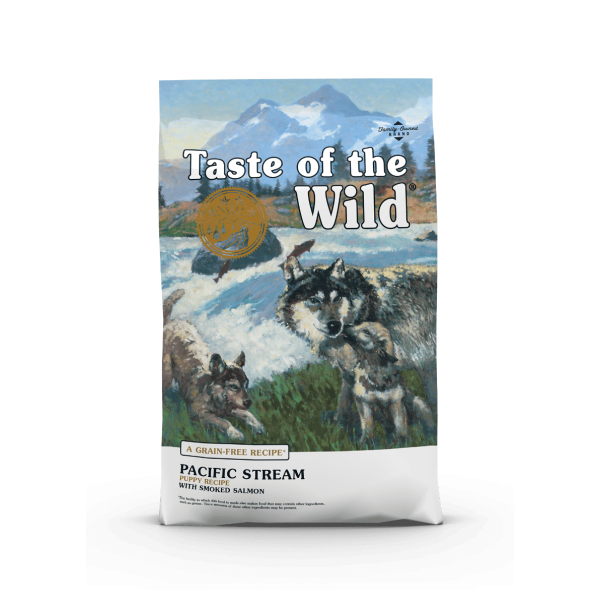 Taste of the Wild ® Pacific Stream Puppy®無穀物煙燻三文魚幼粒配方（狗乾糧）5.6kg