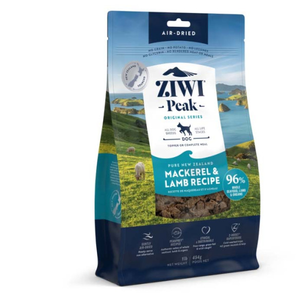 ZiwiPeak Air-Dried " Daily Dog "Tripe & Lamb For Dogs  無穀物脫水羊肉+草胃狗糧 2.5kg X4