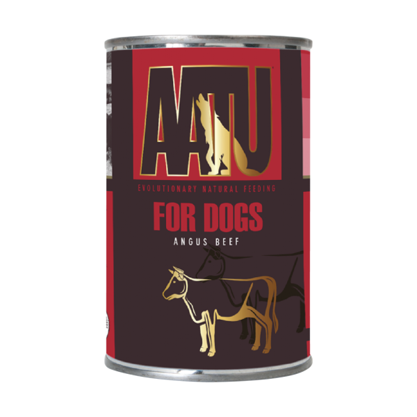 AATU For Dogs Angus Beef Dog Tin Food 安格斯牛肉狗罐頭 400g X 6