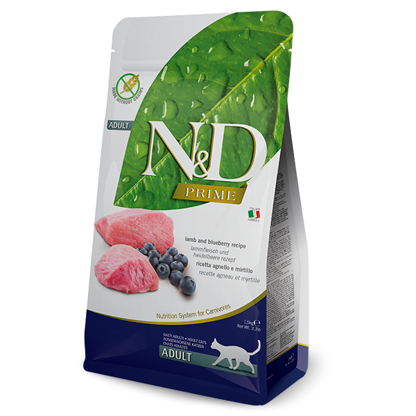 Farmina Natural & Delicious Grain Free Neutered Lamb and Blackcurrant Berry  for Adult Cats  無穀物藍莓+羊成貓糧 5kg