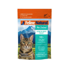 F9 Natural Beef and Hoki Feast Pouch For Cat 牛肉及藍尖尾鱈魚軟包 85g