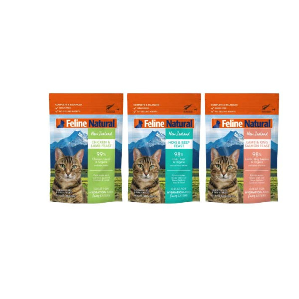 F9 Natural Variety Box Pouch Cat Food Pouch For Cat 混味雜錦盒 85g X12