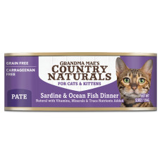 Grandma Mae's Country Naturals Grain Free Sardine & Ocean Fish Dinner for Cats & Kittens(pate) 無添卡無穀物沙甸魚深海魚醬煮配方 5.5oz X24