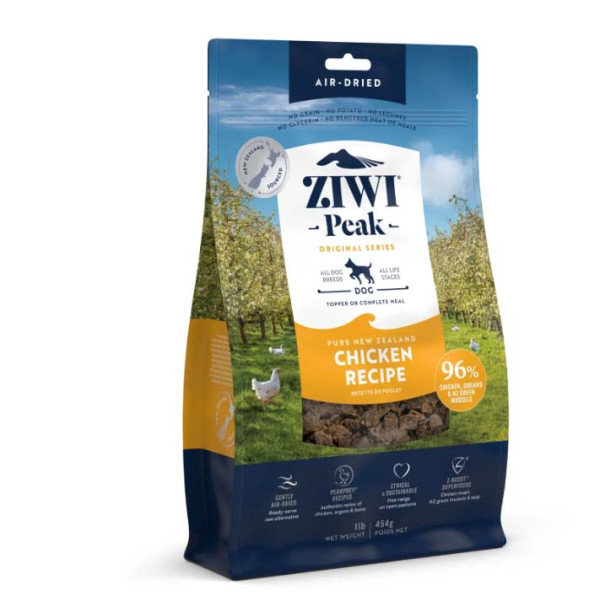 ZiwiPeak Air-Dried " Daily Dog "Chicken For Dogs  無穀物脫水放養雞狗糧  2.5kg