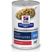 Hill's prescription diet d/d Skin/Food Sensitivities Canine 犬用皮毛亮澤處方 罐頭 (三文魚味) 13oz X12