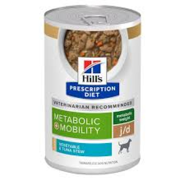 Hill's prescription  Metabolic + Mobility (Tuna Stew) Canine 犬用肥胖代謝+關節活動力)(吞拿魚)罐頭 12.5oz