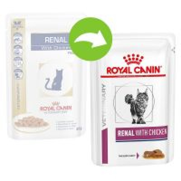 Royal Canin Feline Renal With Beef Pouch (RF23) 貓隻腎臟處方濕糧(牛肉味) 85g X12包