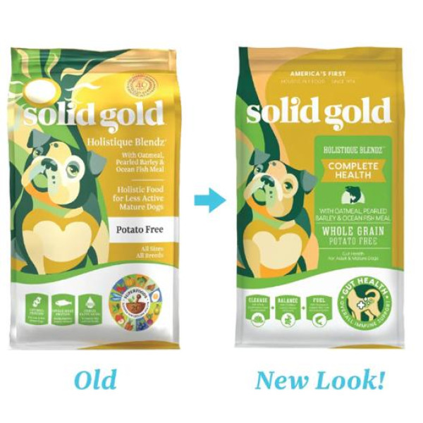 Solid Gold Holistique Blendz With Oatmeal, Pearled Barley & Ocean Fish Meal For Dogs 抗敏魚肉減肥配方狗糧 4lbs