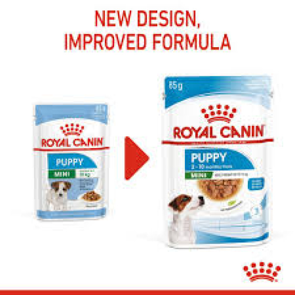 Royal Canin  Mini Puppy Gravy 10個月或以下幼犬 濕糧包 85g X12