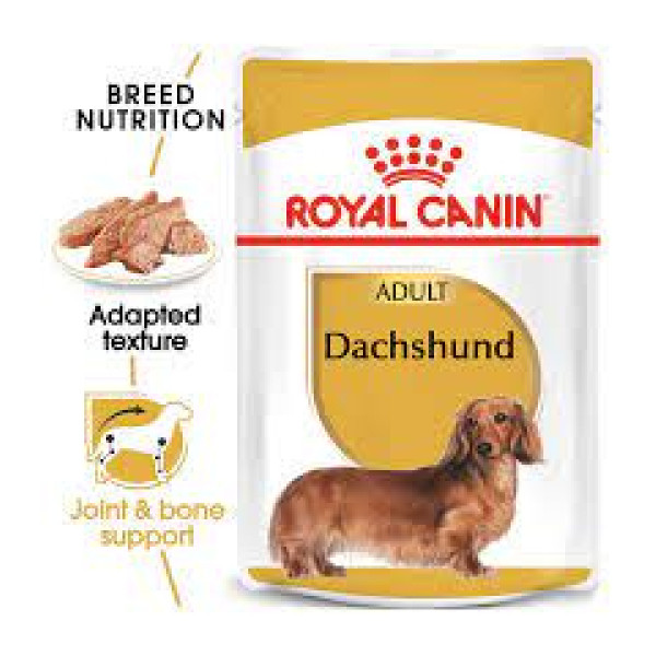 Royal Canin Breed Dachshund Wet Food (Loaf) 10個月以上臘腸犬濕糧包(肉塊) 85g