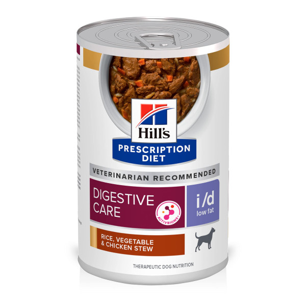 Hill's Prescription Diet i/d Low Fat Canine Rice, Vegetable & Chicken Stew 犬用低脂腸胃配方(雞加菜) 罐頭 13oz 