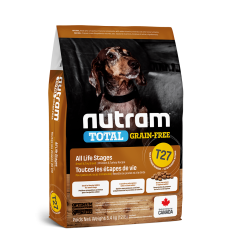 Nutram T-27 Nutram Total Grain-Free®  Chicken & Turkey Dog Food (Small Bite) 迷你犬火雞配方(細粒) 2kg