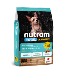 Nutram T-28 Nutram Total Grain-Free®  Trout & Salmon Meal Dog Food (Small Bite) 迷你犬三文魚配方(細粒) 2kg