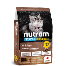 Nutram T-22 Nutram Total Grain-Free® Chicken and Turkey Recipe Cat Food 無穀全能-貓 火雞配方 5.4kg