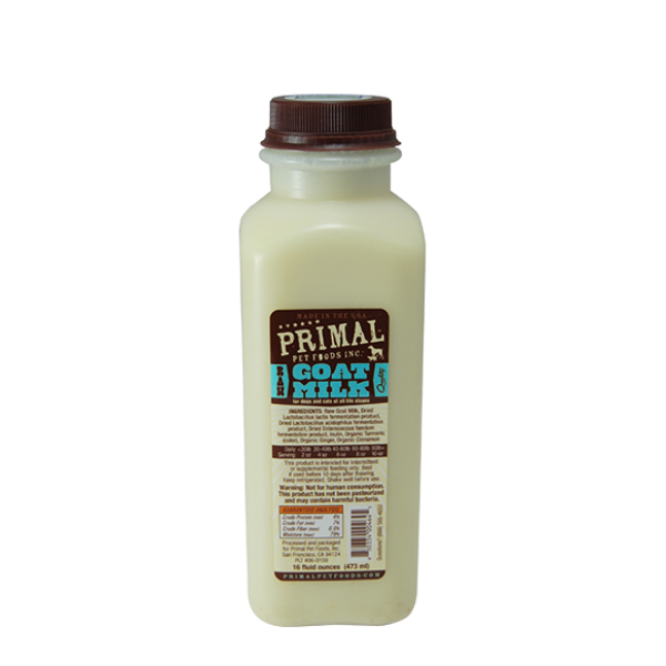 Primal Raw Goat Milk 山羊奶 16oz X 8 