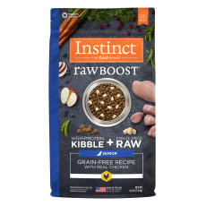 Instinct Raw Boost Grain-Free Recipe with Real Chicken for Senior 本能生肉無穀物雞肉老犬用糧 4lbs