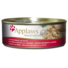 Applaws Chicken Breast with Duck For Cats  雞胸肉+鴨肉貓罐頭 156g X 24