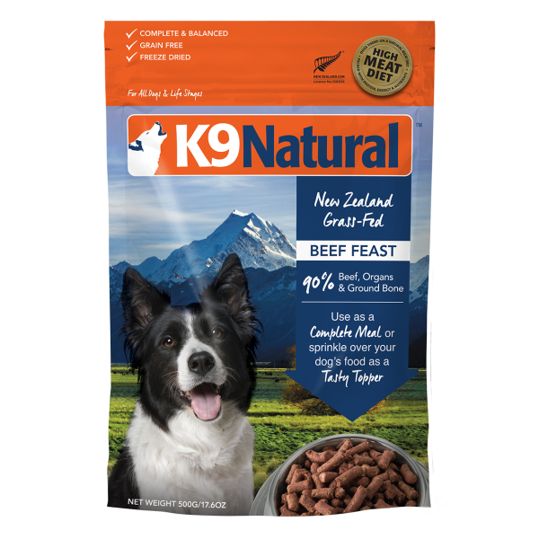 K9 Natural Freeze Dried Beef Feast 牛肉盛宴 500g