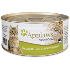 Applaws Mackerel with Chicken For Cats 鯖魚 &雞肉貓罐頭 70g x24
