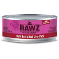 Rawz 96% Beef & Beef Liver Pate Cat Can Food 牛肉、牛肝全貓罐頭 156g X 24
