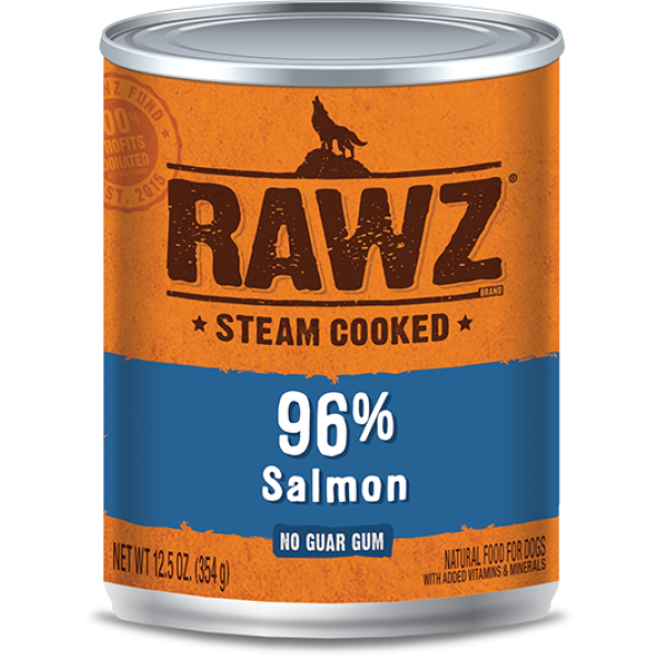 Rawz 96% Salmon Pate Dog Can Food 三文魚全犬罐頭 354g