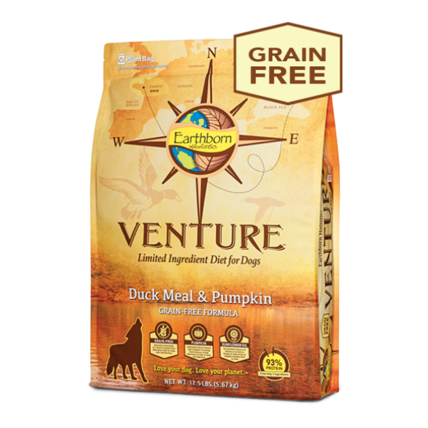 Earthborn Venture™ Duck Meal & Pumpkin Limited Ingredient Diet for Dogs 低敏單一蛋白鴨肉+南瓜 25lbs