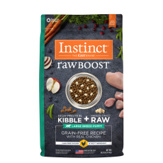 Instinct Raw Boost Grain-Free Recipe with Real Chicken for Large Breed Puppies 本能生肉無穀物雞肉大型幼犬用糧 20lbs