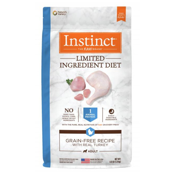Instinct Limited Ingredient Diet Grain-Free Recipe with Real Turkey 本能單一蛋白火雞肉犬用糧 22lbs