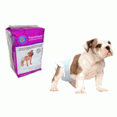 PoochPad Disposable Absorbent Diapers 犬用即棄尿片  (X-small 4lb to 8lb) 12packs/bag
