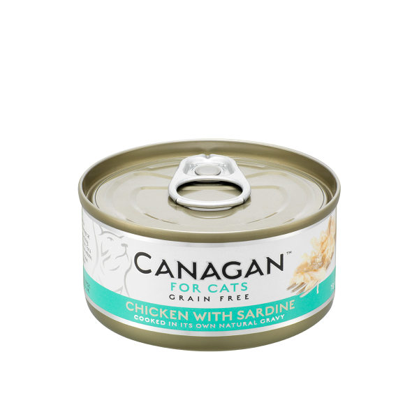 Canagan Grain Free For Cat  Chicken with Sardine 無穀物雞肉伴沙甸魚 75g X12