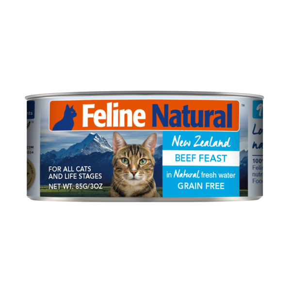 F9 Natural Beef Feast Can For Cats 牛肉貓罐頭 85g