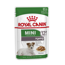 Royal Canin Mini Ageing 12+ Years in Gravy Pouch 12歲以上老年犬濕糧包 85g x12