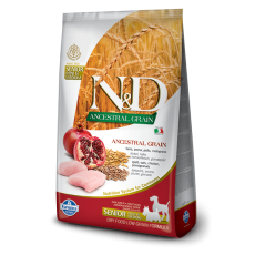 Farmina Natural & Delicious Low Ancestral Grain Chicken & Pomegranate for Small Breed Senior 天然低穀雞肉石榴老犬 (細粒) 2.5kg